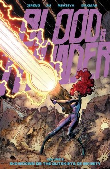 Blood & Thunder Vol 02 SC Showdown on the Outskirts of Infinity Direct Market Variantiant