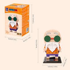 Dragon Ball Master Roshi Building Block Figure