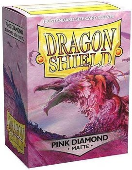 Dragon Shield Pink Diamond Matte Card Sleeve 100-Count Pack