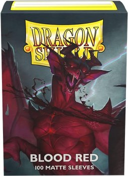 Dragon Shield Blood Red Matte Card Sleeve 100-Count Pack Dragon Shield Blood Red Matte Card Sleeve 100-Count Pack