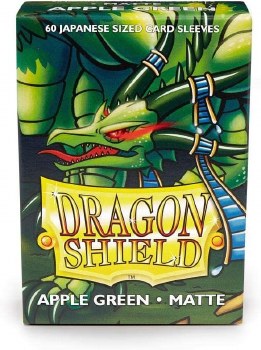 Dragon Shield Apple Green Mini Matte Card Sleeve 60-Count Pack
