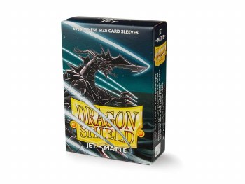Dragon Shield Jet Mini Matte Card Sleeve 60-Count Pack