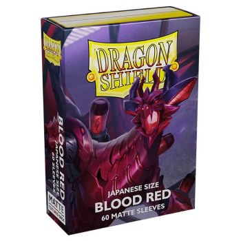 Dragon Shield Blood Red Mini Matte Card Sleeve 60-Count Pack