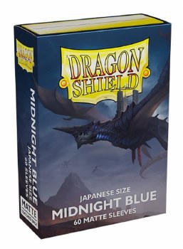 Dragon Shield Midnight Blue Mini Matte Card Sleeve 60-Count Pack