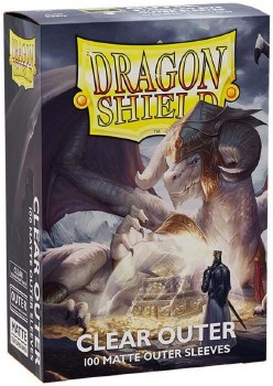 Dragon Shield Matte Clear Outer Standard Sleeve 100-Count Pack Dragon Shield Matte Clear Outer Standard Sleeve 100-Count Pack