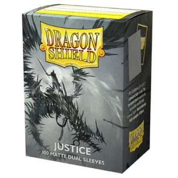Dragon Shield Dual Matte Justice Card Sleeve 100-Count Pack
