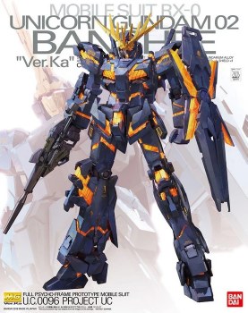 Gundam UC RX-0 Unicorn Gundam 02 Banshee Ver Ka MG 1/100 Model Kit