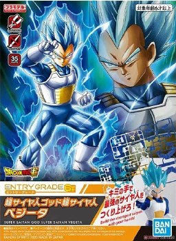 Dragon Ball Super Vegeta Super Saiyan God Super Saiyan Entry Grade Model Kit