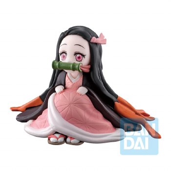 Demon Slayer Became Smaller Nezuko Kamado Shake The Sword Burn Your Heart Ichibansho Figure