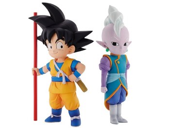 Dragon Ball Daima Son Goku Mini and Kai Mini Ichibansho Figure Set