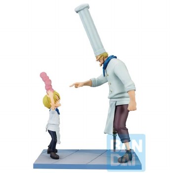 One Piece Sanji and Zeff Road to Down Ichibansho Figure