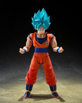 Additional picture of Dragon Ball Super Super Saiyan God Super Saiyan Son Goku Blue Power Transcending Limits S.H. Figuarts Figure