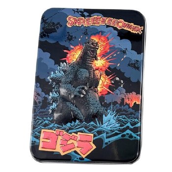 Godzilla Hot Cinnamon Stompers Candy Tin