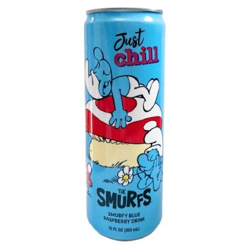 Smurfs Just Chill Smurfy Blue Raspberry 12 fl oz Energy Drink