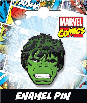 Hulk Head Enamel Pin