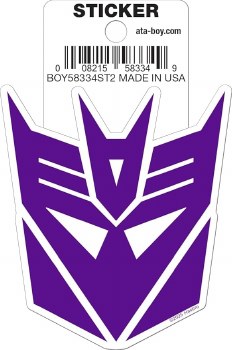 Transformers Decepticons Logo Die Cut Sticker