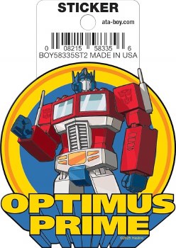 Transformers Optimus Prime Die Cut Sticker