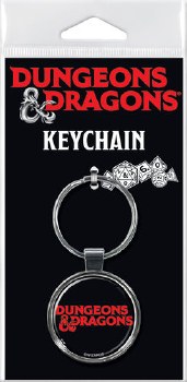 Dungeons and Dragons Logo Keychain