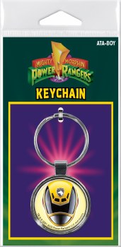 Power Rangers Yellow Key Ring