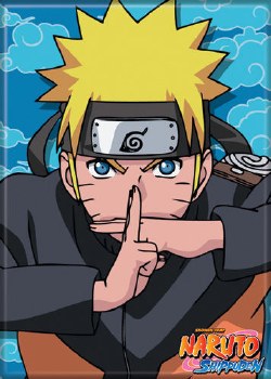 Naruto Fingers Crossed Magnet