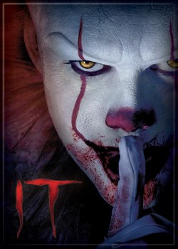 It (2017) Pennywise and Logo Magnet
