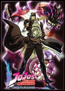 JoJo's Bizarre Adventure Jotaro and Star Platinum Magnet