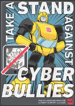 Transformers Cyber Bullies Magnet