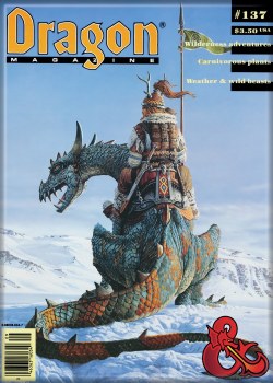 Dungeons and Dragon Magazine 137 Magnet