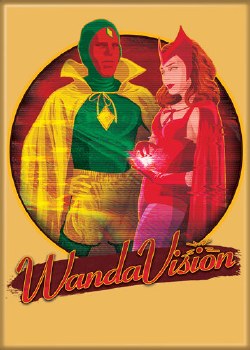 WandaVision Halloween Magnet