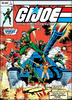 GI Joe Comic 1 Tank Magnet