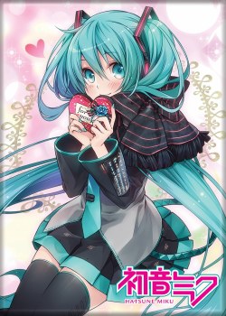 Hatsune Miku Heart Magnet