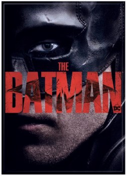 The Batman Close Up Red Logo Magnet