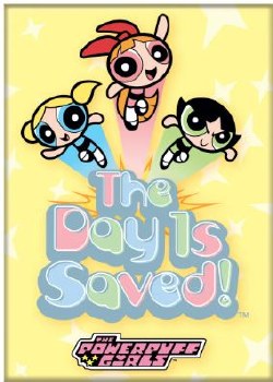Powerpuff Girls The Day is Saved! Magnet