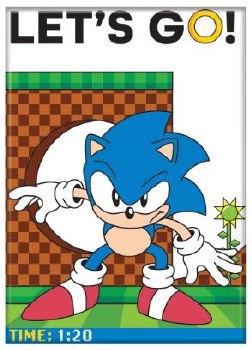 Sonic the Hedgehog Let's Go! Magnet