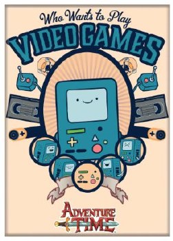 Adventure Time BMO Video Games Magnet
