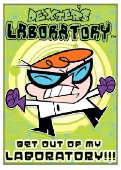 Dexter's Laboratory Get Out Of My Lab Magnet