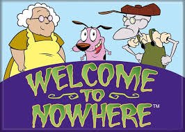 Courage the Cowardly Dog Welcome to Nowhere Magnet
