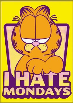 Garfield I Hate Mondays Magnet