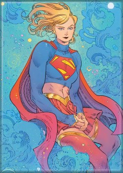 DC Supergirl Woman of Tomorrow Kneeling Magnet