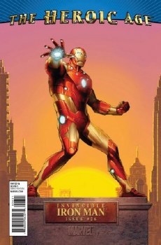 Invincible Iron Man #26 Heroic Age 1:15 Variant Cover