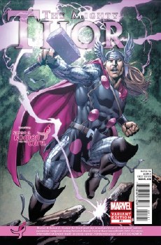 Mighty Thor #21 Komen Cover