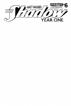 Shadow Year One #6 Blank Cover