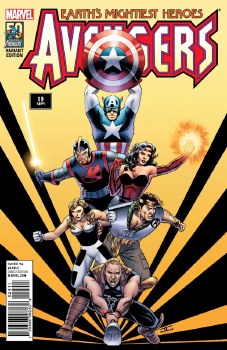 Avengers (2013) #19 Avengers Through the Decades 90s Cover