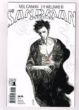 Sandman Overture #1 Black and White 1:100 Variant Cover