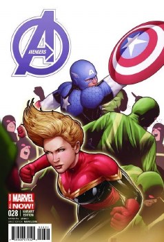 Avengers (2013) #28 Captain America Team-Up Cover