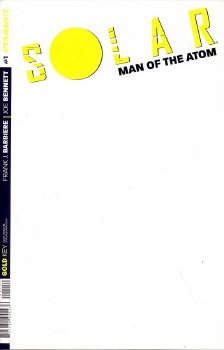 Solar Man of the Atom (2014) #1 Blank Cover