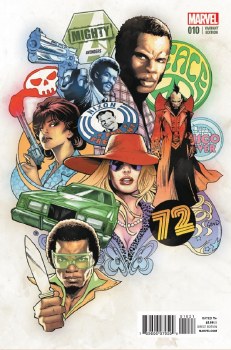 Mighty Avengers #10 1970s Land Variant