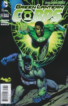 Green Lantern Corps (2011) #33 Batman 75th Anniversary Cover