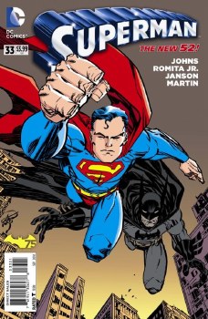 Superman (2011) #33 Batman 75th Anniversary Variant Cover