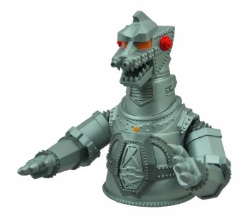 Godzilla Mechagodzilla Vinyl Bust Bank